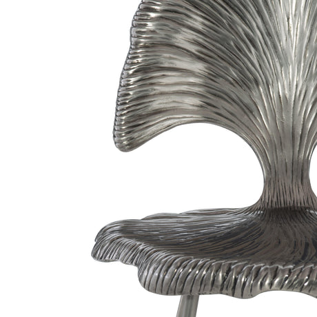 Felicity Shiny Nickel Side Chair - Ornate Home