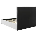 Felicity White 53-inch Upholstered Full Platform Bed - Ornate Home