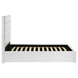 Felicity White 53-inch Upholstered Twin Platform Bed - Ornate Home