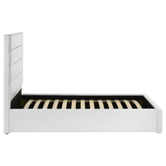 Felicity White 53-inch Upholstered Twin Platform Bed - Ornate Home
