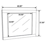 Felicity White High Gloss 4-piece Queen Bedroom Set - Ornate Home