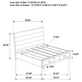 Felicity White High Gloss Eastern King Storage Bed - Ornate Home