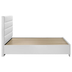 Felicity White High Gloss Queen Storage Bed - Ornate Home
