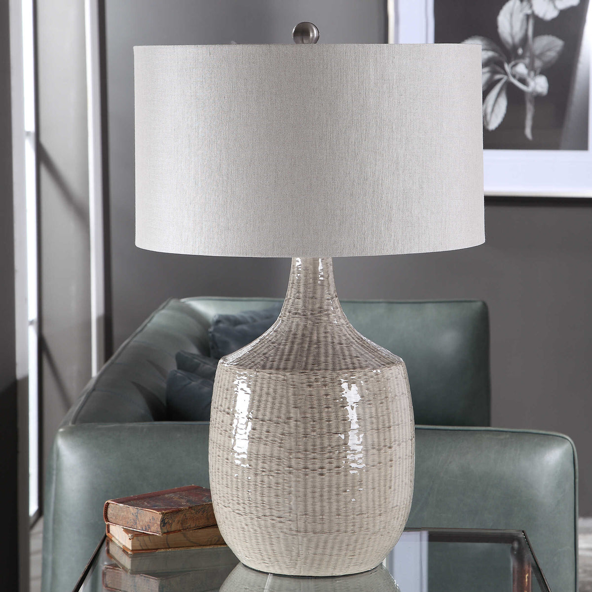 Felipe Gray Table Lamp - Ornate Home