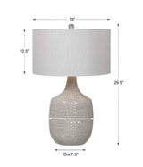 Felipe Gray Table Lamp - Ornate Home