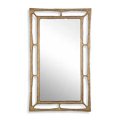 Felix Brass Rectangle Mirror - Ornate Home