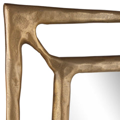 Felix Brass Rectangle Mirror - Ornate Home