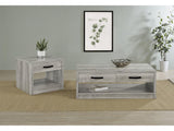 Felix Grey Driftwood 2-piece Coffee and End Table Set - Ornate Home