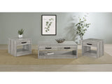 Felix Grey Driftwood 3-piece Coffee and End Table Set - Ornate Home