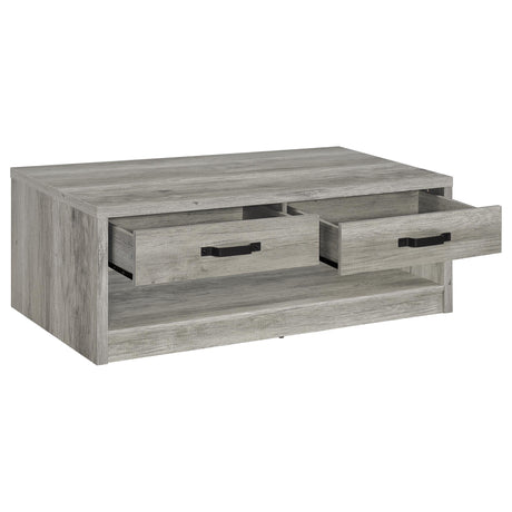 Felix Grey Driftwood 3-piece Coffee and End Table Set - Ornate Home