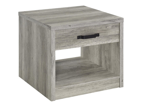 Felix Grey Driftwood End Table - Ornate Home