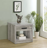 Felix Grey Driftwood End Table - Ornate Home