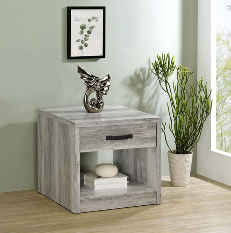 Felix Grey Driftwood End Table - Ornate Home