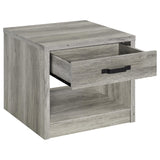 Felix Grey Driftwood End Table - Ornate Home