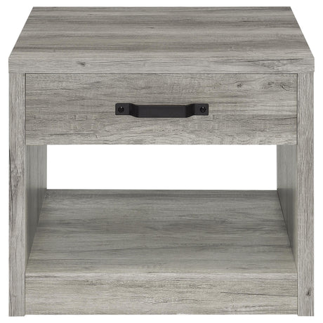 Felix Grey Driftwood End Table - Ornate Home