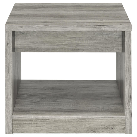Felix Grey Driftwood End Table - Ornate Home