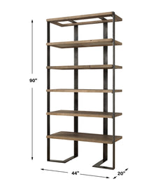 Felix Reclaimed Oak Etagere - Ornate Home