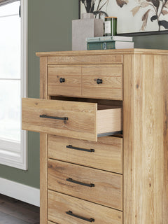 Fenderport Tan Chest of Drawers - Ornate Home