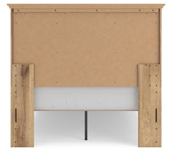 Fenderport Tan Full Panel Storage Bed with Storage Footboard - Ornate Home