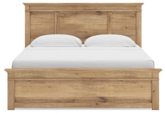 Fenderport Tan King Panel Bed - Ornate Home