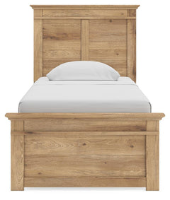 Fenderport Tan Twin Panel Bed - Ornate Home