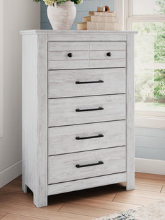 Fenderport Whitewash Chest of Drawers - Ornate Home