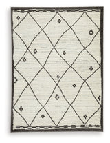 Fenriston Cream/Black Medium Rug (Online Special Price) - Ornate Home
