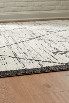Fenriston Cream/Black Medium Rug - Ornate Home