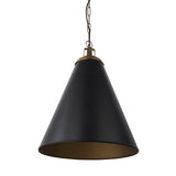 Fenton Black/Antiqued Gold Pendant Light - Ornate Home