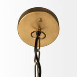Fenton Black/Antiqued Gold Pendant Light - Ornate Home