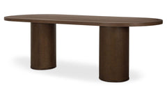Fenwick Dark Brown Oval Dining Table - Ornate Home