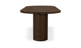 Fenwick Dark Brown Oval Dining Table - Ornate Home
