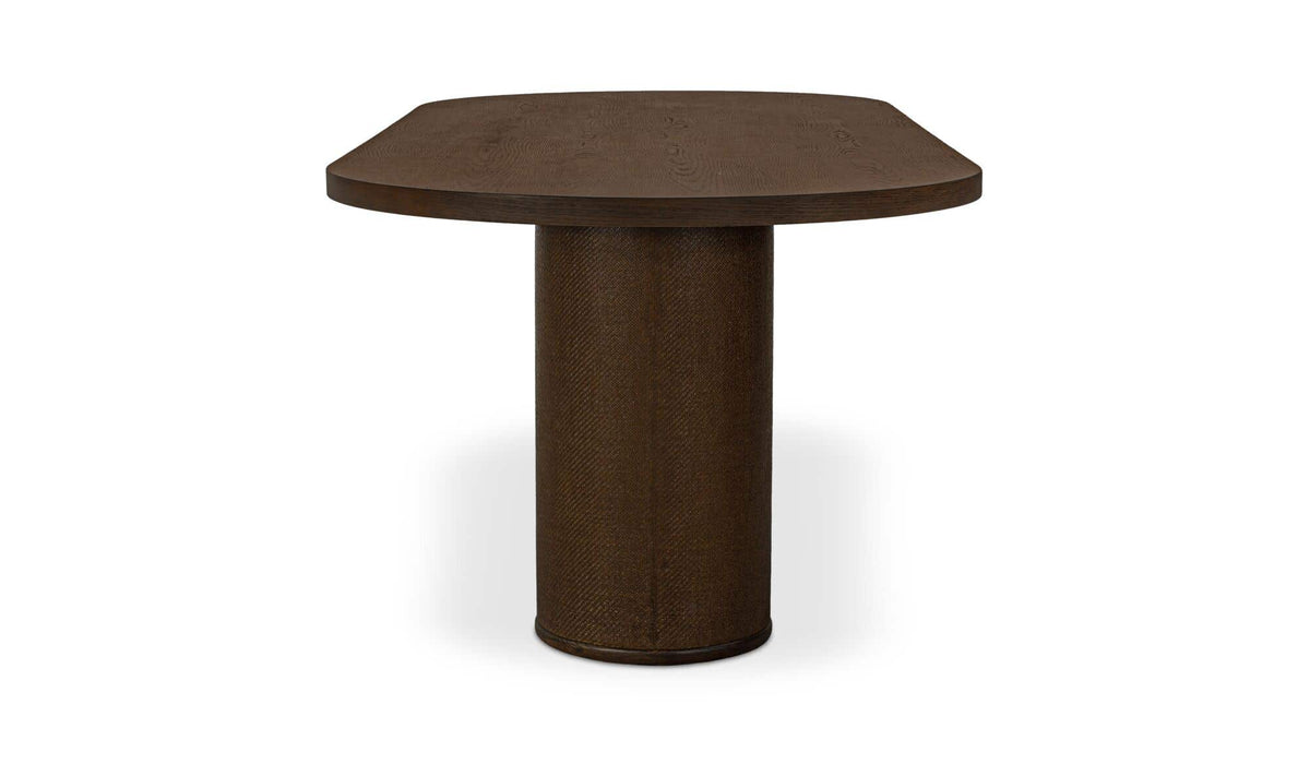 Fenwick Dark Brown Oval Dining Table - Ornate Home