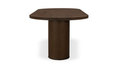 Fenwick Dark Brown Oval Dining Table - Ornate Home