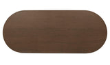 Fenwick Dark Brown Oval Dining Table - Ornate Home