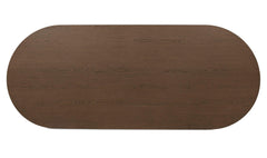 Fenwick Dark Brown Oval Dining Table - Ornate Home