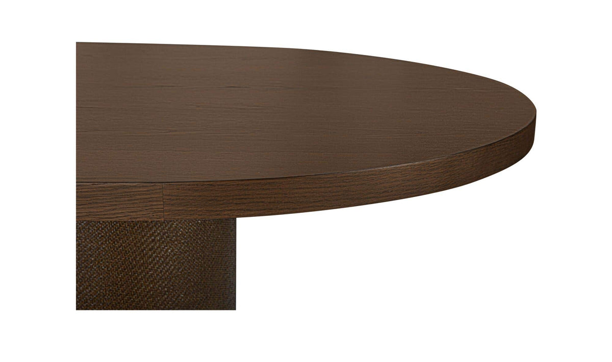Fenwick Dark Brown Oval Dining Table - Ornate Home