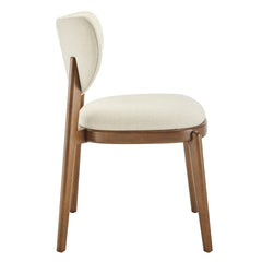 Fenwick Ecru Fabric Dining Chairs (Set of 2) - Ornate Home