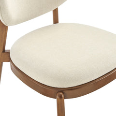 Fenwick Ecru Fabric Dining Chairs (Set of 2) - Ornate Home