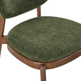 Fenwick Foliage Fabric Dining Chairs (Set of 2) - Ornate Home