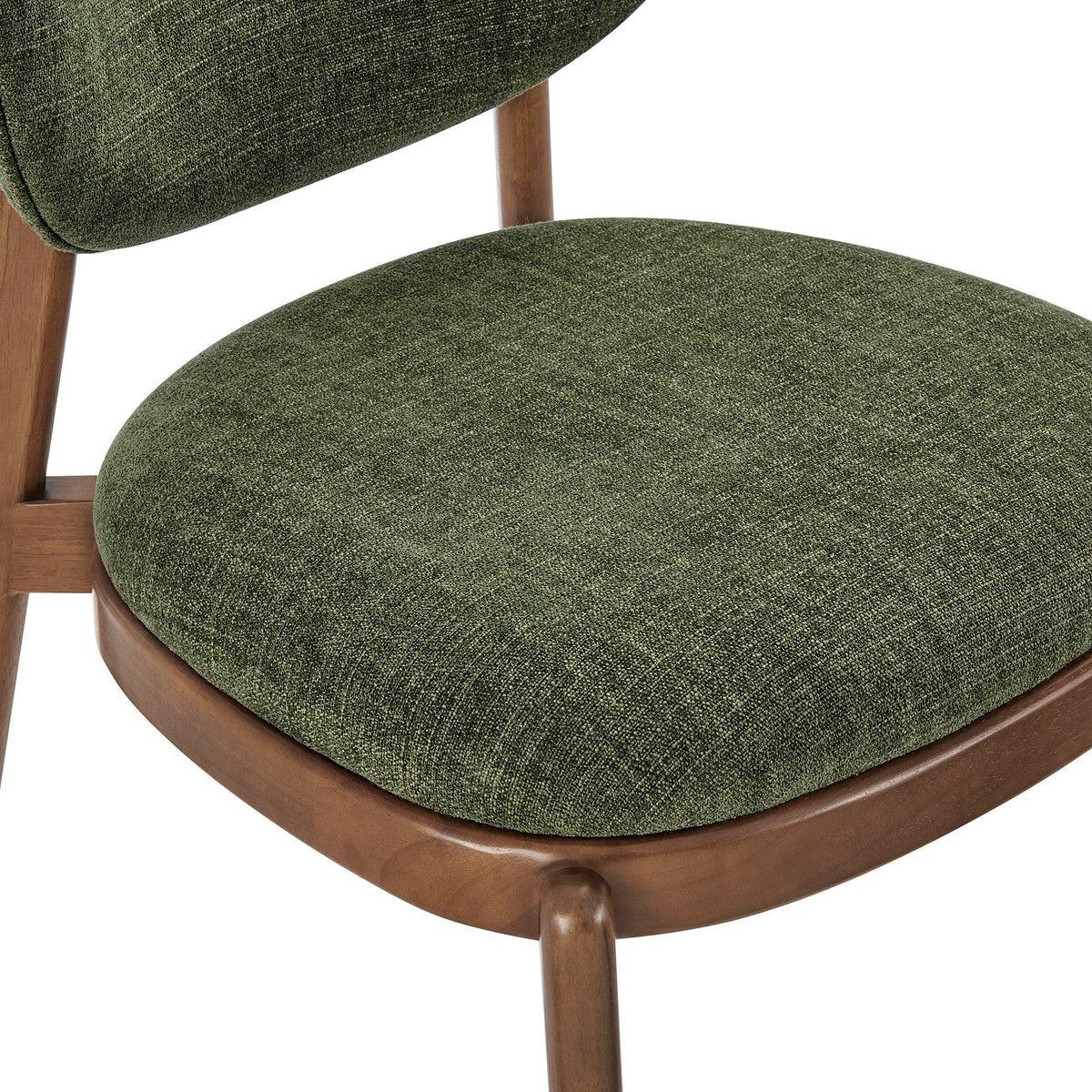 Fenwick Foliage Fabric Dining Chairs (Set of 2) - Ornate Home