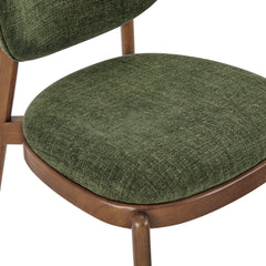 Fenwick Foliage Fabric Dining Chairs (Set of 2) - Ornate Home