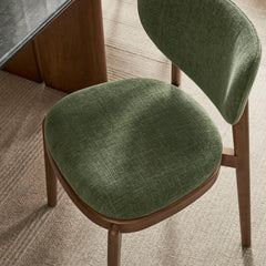 Fenwick Foliage Fabric Dining Chairs (Set of 2) - Ornate Home