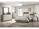 Fenwick Grey Oak/Almond 5-piece California King Bedroom Set - Ornate Home