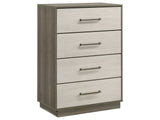 Fenwick Grey Oak/Almond Chest - Ornate Home