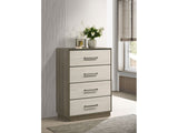 Fenwick Grey Oak/Almond Chest - Ornate Home