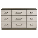 Fenwick Grey Oak/Almond Dresser - Ornate Home
