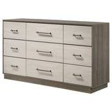 Fenwick Grey Oak/Almond Dresser - Ornate Home