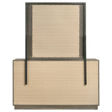 Fenwick Grey Oak/Almond Dresser and Mirror - Ornate Home