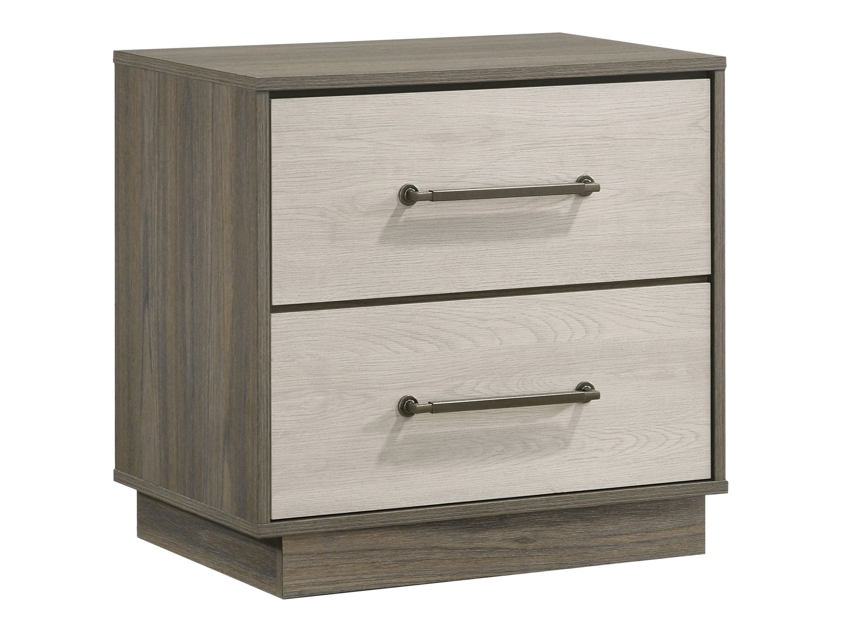 Fenwick Grey Oak/Almond Nightstand - Ornate Home